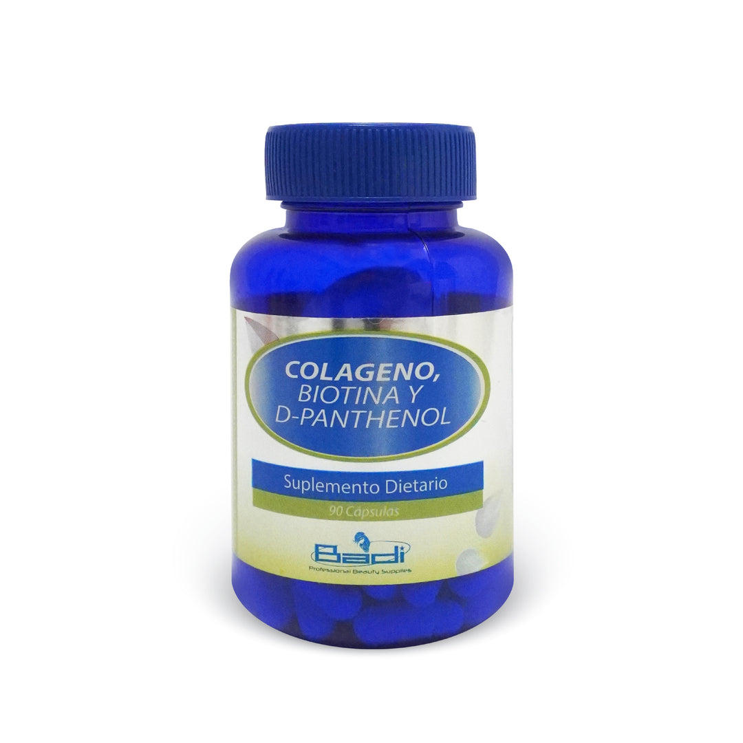 BIOTINA, COLÁGENO Y D-PHANTENOL X 90 CAPS